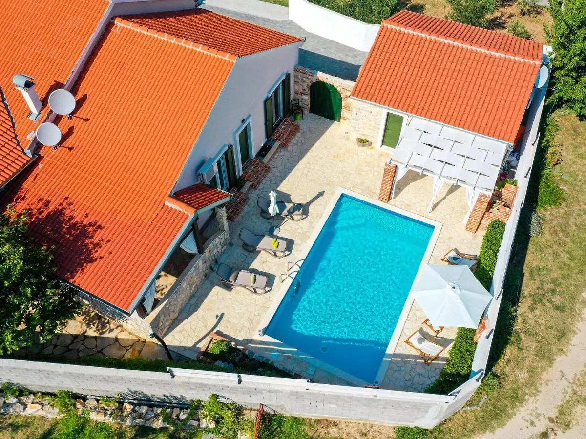 Charming Villa With Private Pool And Nice Covered Terrace 3 Rooms And Bathrooms Pridraga 0*,  Croatia